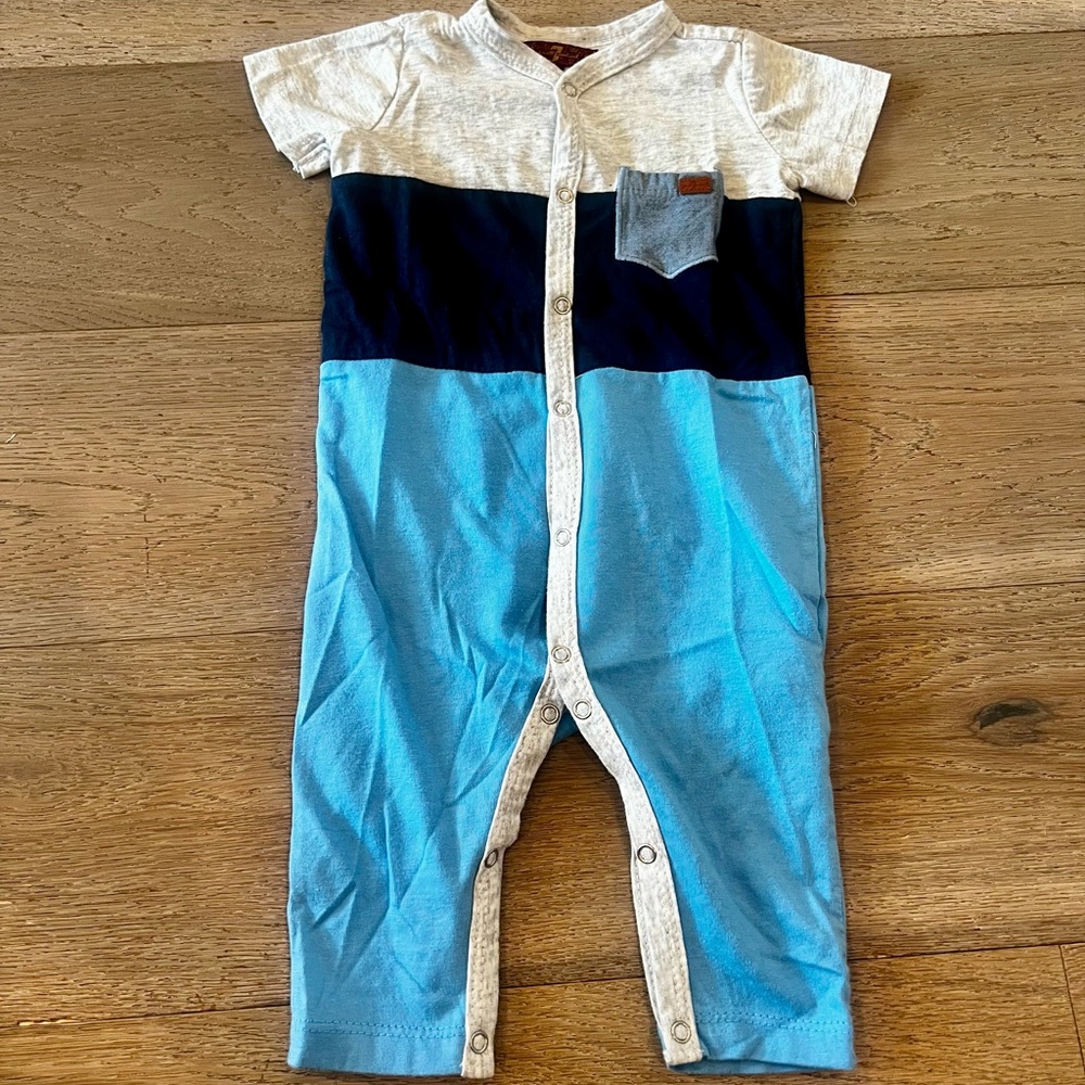 7 FOR ALL MANKIND Baby Boy Coverall Romper Jumpsuit